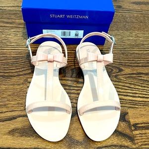 Stuart Weitzman Mellie Bow Jelly sandals sz 8!